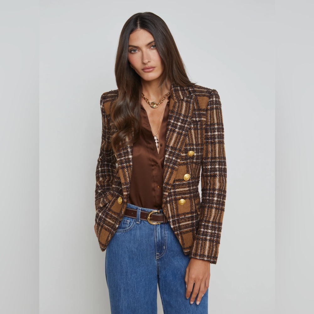 L’AGENCE Kenzie Tweed Blazer